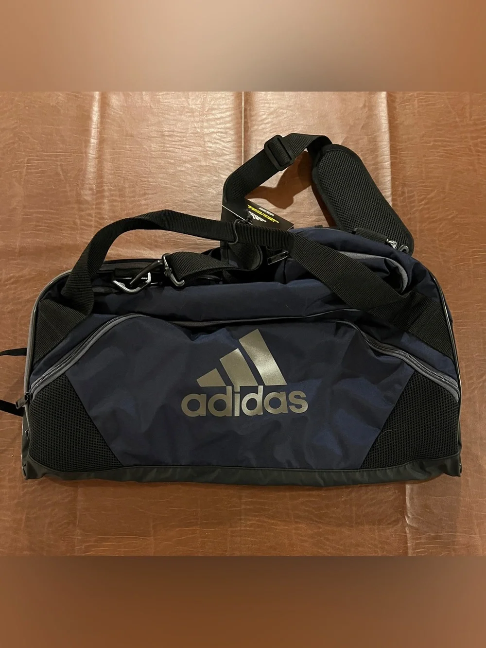 NWT Adidas Official Columbus Blue Jackets 5th Line Duffle Bag